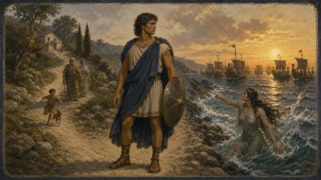 Ο Αχιλλέας — Ο Αχιλλέας επιλέγει τη δόξα της Τροίας