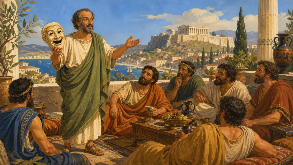 Ο μύθος του Αριστοφάνη για τον έρωτα — σκηνή 1 από 10.