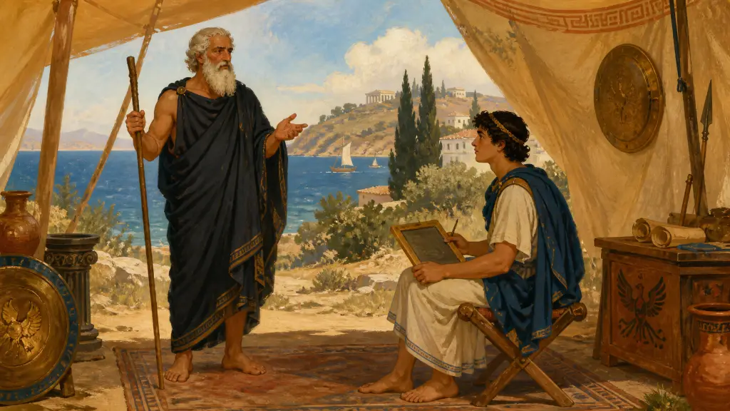 Ο Φοίνικας και ο Αχιλλέας — arrival