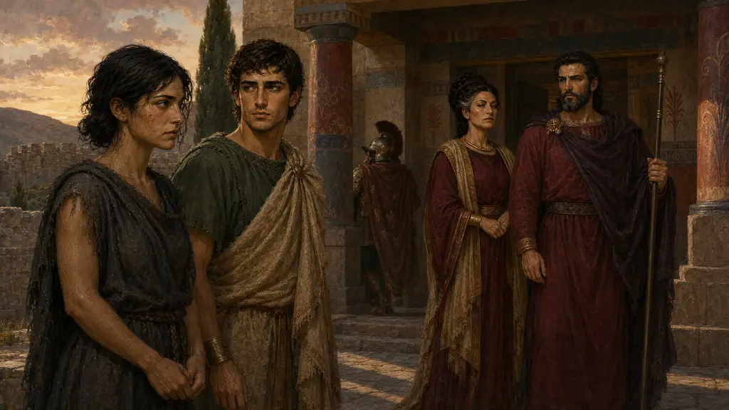Η Ηλέκτρα — σκηνή 1 από 10.