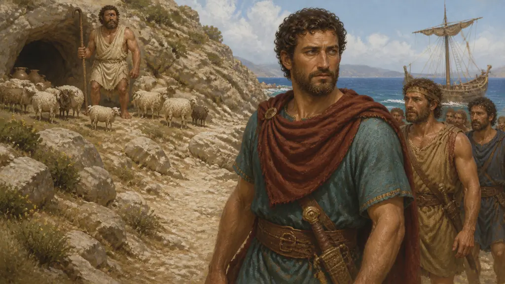 Ο Οδυσσέας και ο Κύκλωπας — island