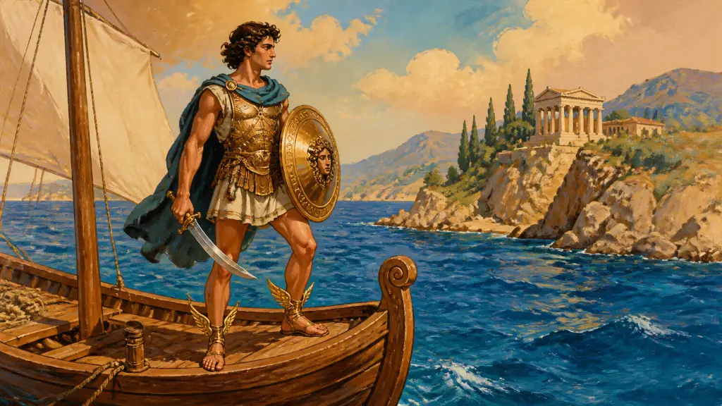 Ο Περσέας και η Ανδρομέδα — arrival